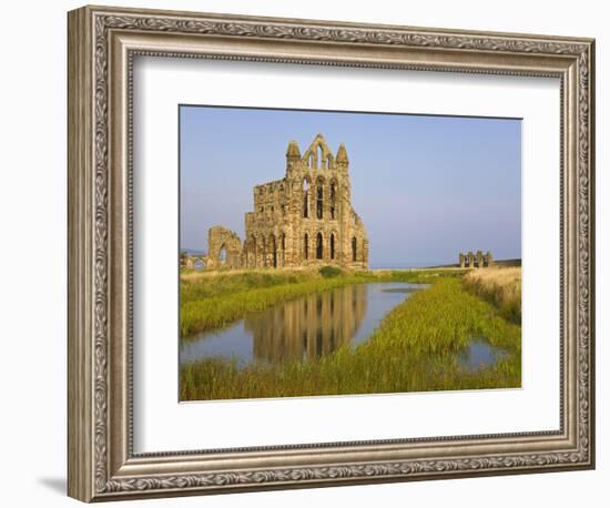 Ruins of Whitby Abbey in North Yorkshire-Paul Thompson-Framed Photographic Print