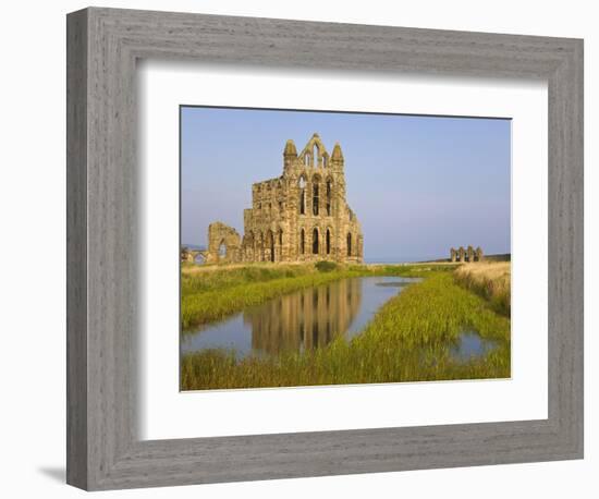 Ruins of Whitby Abbey in North Yorkshire-Paul Thompson-Framed Photographic Print