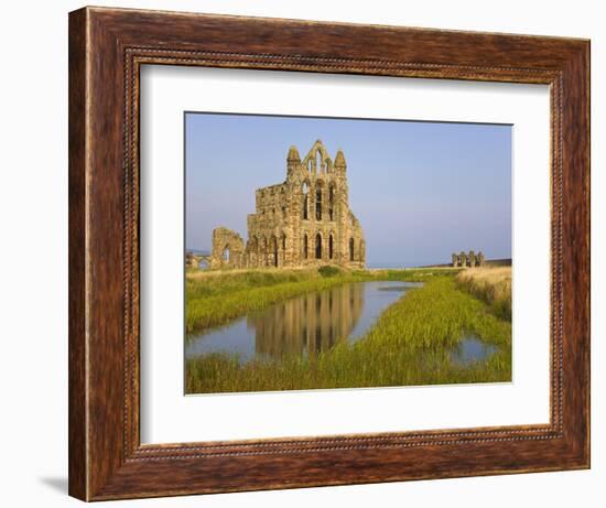 Ruins of Whitby Abbey in North Yorkshire-Paul Thompson-Framed Photographic Print