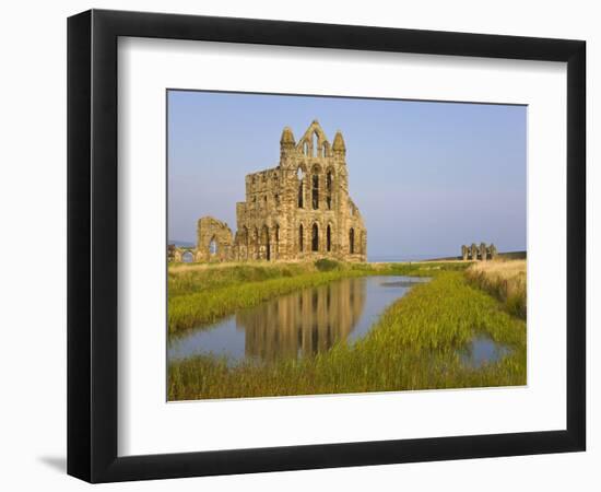 Ruins of Whitby Abbey in North Yorkshire-Paul Thompson-Framed Photographic Print