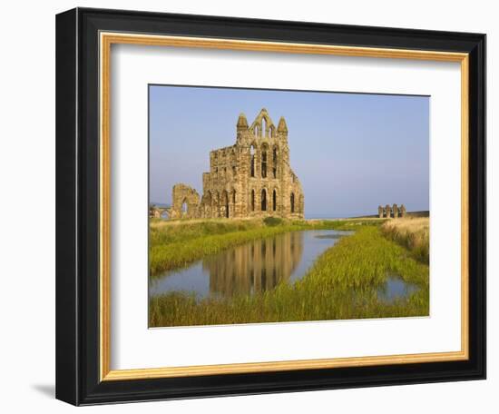 Ruins of Whitby Abbey in North Yorkshire-Paul Thompson-Framed Photographic Print