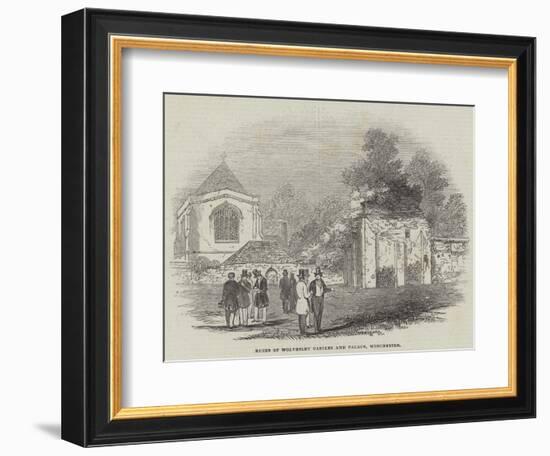 Ruins of Wolvesley Castles and Palace, Winchester-null-Framed Giclee Print
