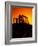 Ruins on Cliff in Cape Sounion, Poseidon, Greece-Bill Bachmann-Framed Photographic Print