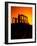 Ruins on Cliff in Cape Sounion, Poseidon, Greece-Bill Bachmann-Framed Photographic Print