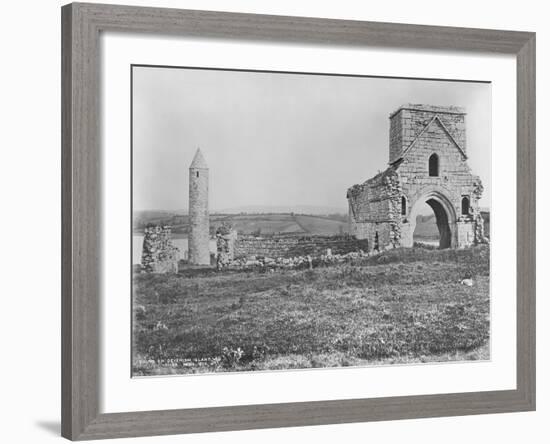 Ruins on Devenish Island, Lough Erne, Ireland, C.1890-Robert French-Framed Giclee Print