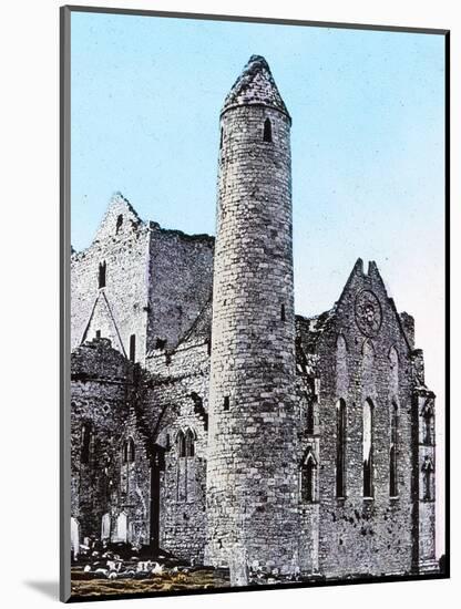 'Ruins on the Rock of Cashel Co., Tipperary', c1910-Unknown-Mounted Photographic Print