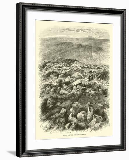 Ruins on the Site of Chorazin-null-Framed Giclee Print