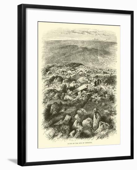 Ruins on the Site of Chorazin-null-Framed Giclee Print