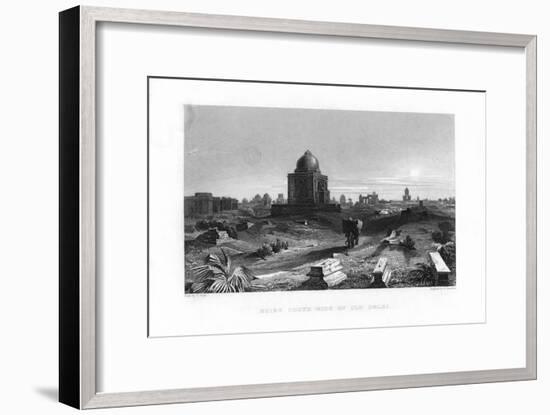 Ruins South Side of Old Delhi, India, 19th Century-G Hamilton-Framed Giclee Print