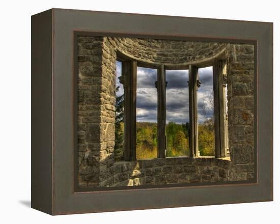 Ruins Window-Irene Suchocki-Framed Premier Image Canvas