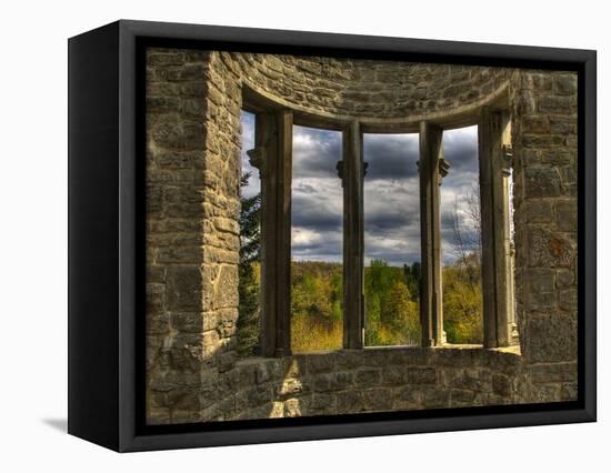 Ruins Window-Irene Suchocki-Framed Premier Image Canvas