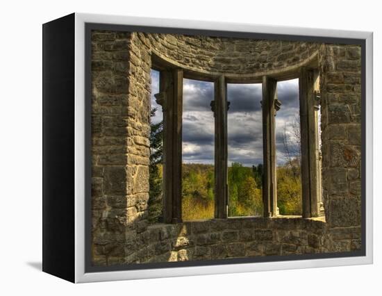 Ruins Window-Irene Suchocki-Framed Premier Image Canvas