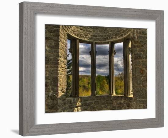 Ruins Window-Irene Suchocki-Framed Photographic Print