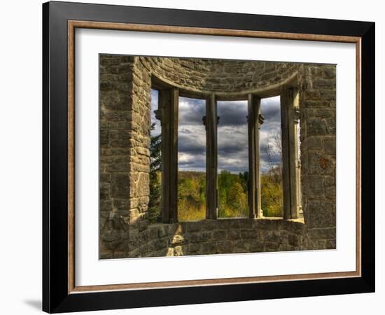 Ruins Window-Irene Suchocki-Framed Photographic Print