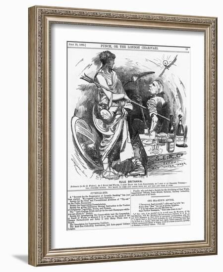 Rule Britannia, 1882-Edward Linley Sambourne-Framed Giclee Print