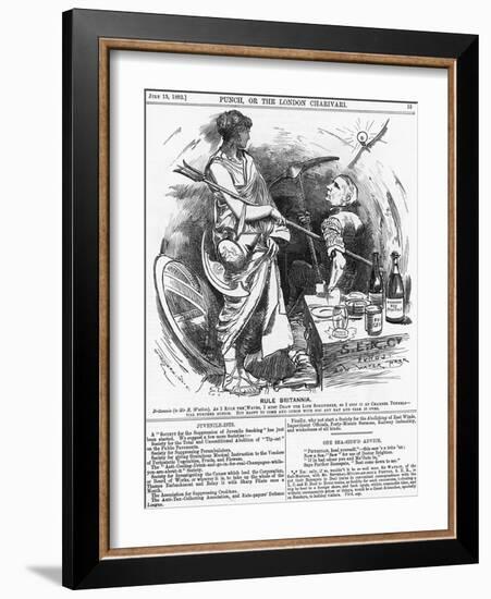 Rule Britannia, 1882-Edward Linley Sambourne-Framed Giclee Print