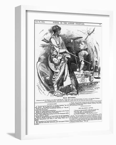 Rule Britannia, 1882-Edward Linley Sambourne-Framed Giclee Print