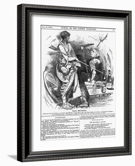 Rule Britannia, 1882-Edward Linley Sambourne-Framed Giclee Print