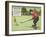 Rule Vi: a Ball Must Not be Pushed, Scraped Nor Spooned, from "Rules of Golf," Published circa 1905-Charles Crombie-Framed Giclee Print