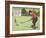 Rule Vi: a Ball Must Not be Pushed, Scraped Nor Spooned, from "Rules of Golf," Published circa 1905-Charles Crombie-Framed Giclee Print