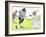 Rule XIII: If Ye Player's Ball Strike an Opponent's Caddie-Charles Crombie-Framed Giclee Print