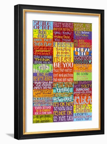 Rules 2-Carla Bank-Framed Giclee Print