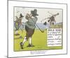 Rules of Golf - Rule XXIII-Charles Crombie-Mounted Premium Giclee Print
