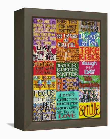 Rules-Carla Bank-Framed Premier Image Canvas