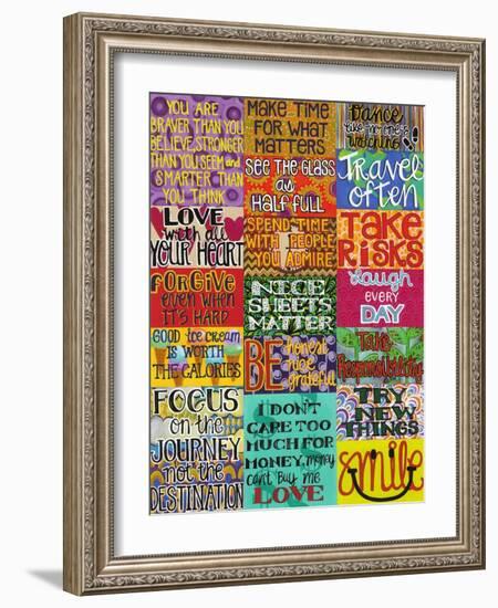 Rules-Carla Bank-Framed Giclee Print