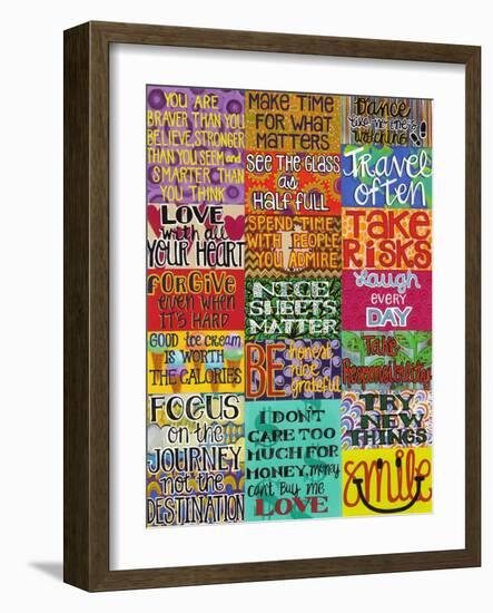 Rules-Carla Bank-Framed Giclee Print