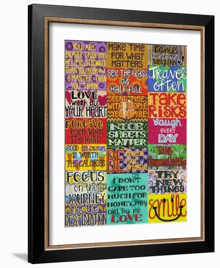 Rules-Carla Bank-Framed Giclee Print