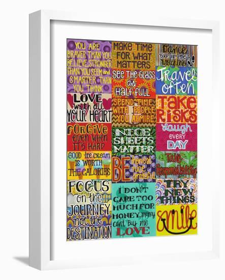 Rules-Carla Bank-Framed Giclee Print