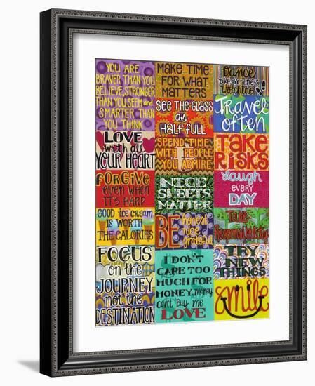 Rules-Carla Bank-Framed Giclee Print