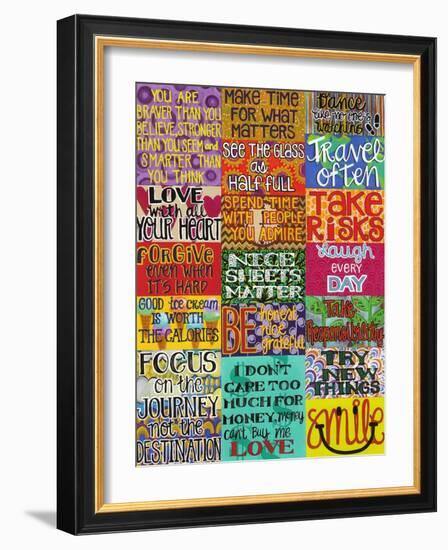 Rules-Carla Bank-Framed Giclee Print