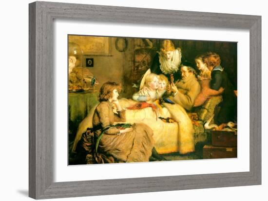 Ruling Passion-John Everett Millais-Framed Art Print