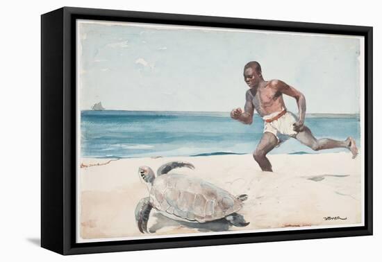 Rum Cay (W/C over Graphite on Paper)-Winslow Homer-Framed Premier Image Canvas