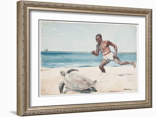 Rum Cay (W/C over Graphite on Paper)-Winslow Homer-Framed Giclee Print