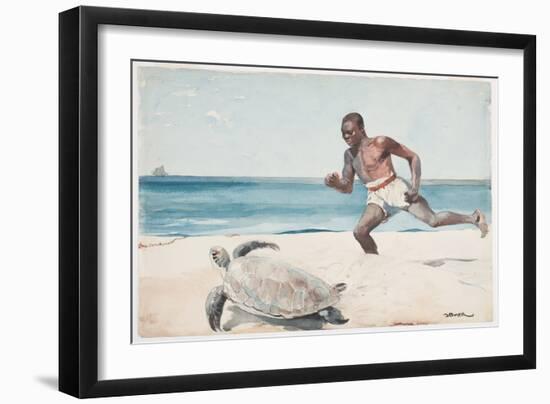 Rum Cay (W/C over Graphite on Paper)-Winslow Homer-Framed Giclee Print