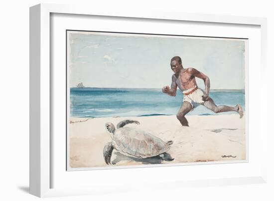 Rum Cay (W/C over Graphite on Paper)-Winslow Homer-Framed Giclee Print