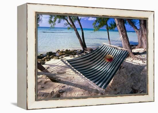 Rum Point Relaxation, Cayman Islands-George Oze-Framed Premier Image Canvas