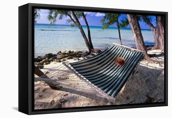 Rum Point Relaxation, Cayman Islands-George Oze-Framed Premier Image Canvas
