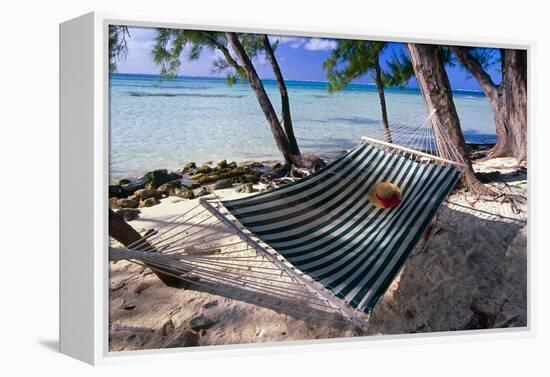 Rum Point Relaxation, Cayman Islands-George Oze-Framed Premier Image Canvas