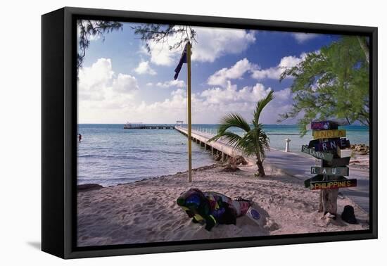 Rum Point View Grand Cayman Island-George Oze-Framed Premier Image Canvas