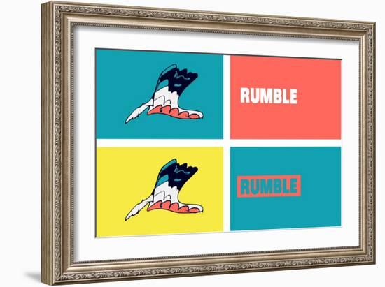 Rumble Annimo-null-Framed Premium Giclee Print