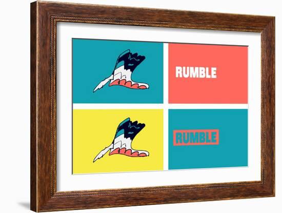 Rumble Annimo-null-Framed Premium Giclee Print