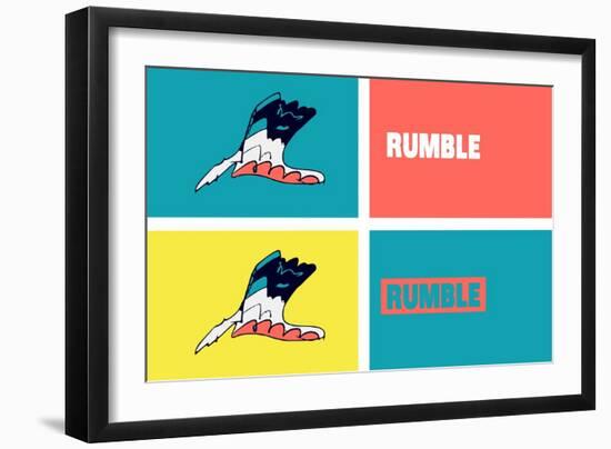 Rumble Annimo-null-Framed Premium Giclee Print