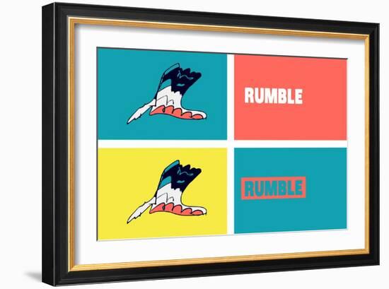 Rumble Annimo-null-Framed Premium Giclee Print