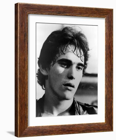 RUMBLE FISH, 1983 directed by FRANCIS FORD COPPOLA Matt Dillon (b/w photo)-null-Framed Photo