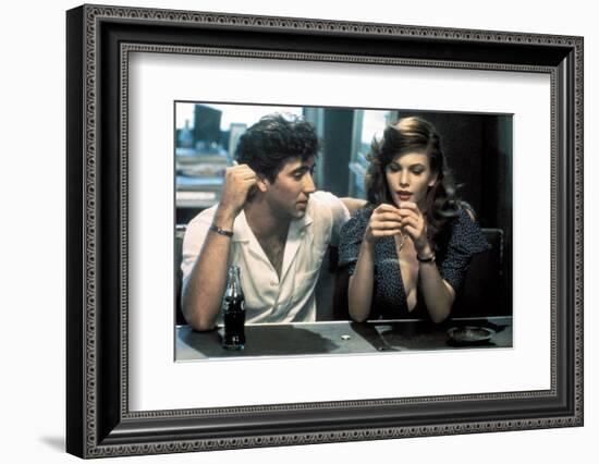 RUMBLE FISH, 1983 directed by FRANCIS FORD COPPOLA Nicolas Cage and Diane Lane (photo)-null-Framed Photo