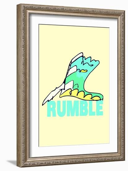 Rumble Sunny by Annimo-null-Framed Art Print